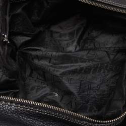 مملوكة مسبقًا Furla Black Leather Buckle Satchel