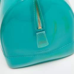 Furla Green Rubber Candy Satchel