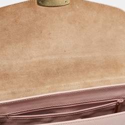 Pre Owned Furla Pink Leather Metropolis Shoulder Bag