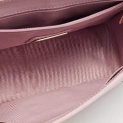 Pre Owned Furla Pink Leather Metropolis Shoulder Bag