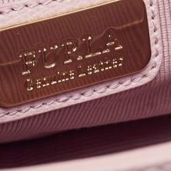 Pre Owned Furla Pink Leather Metropolis Shoulder Bag