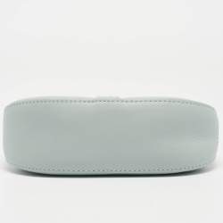 Pre Owned Furla Mint Green Leather Sirena Hobo