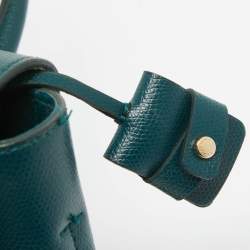 Furla Green Leather Small Metropolis Tote