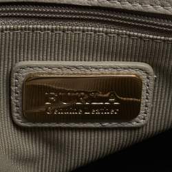 Furla Multicolor Leather and Suede Flap Shoulder Bag