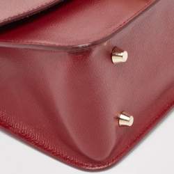 Furla Red Leather Metropolis Shoulder Bag