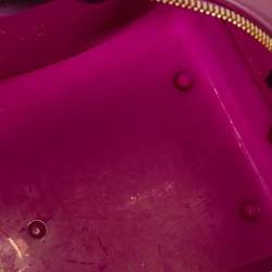 Furla Pink Rubber Candy Satchel 