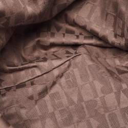 Furla Red/Brown Python Embossed and Leather Hobo