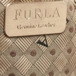 Furla Pink Leather Oversized Hobo