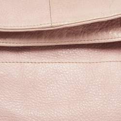 Furla Pink Leather Oversized Hobo