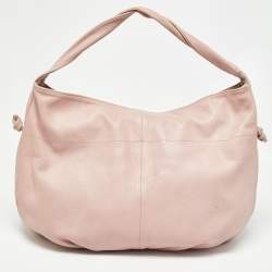 Furla Pink Leather Oversized Hobo