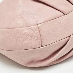 Furla Pink Leather Oversized Hobo