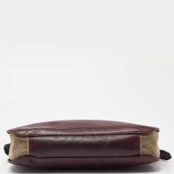 Furla Multicolor Leather and Suede Hobo