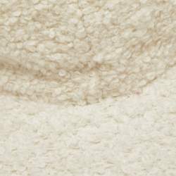Gabriela Hearst Ivory Boucle Baseball Cap M