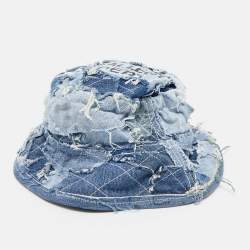 Gallery Dept. Blue Recycled Denim Rodman Bucket Hat M