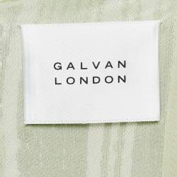 Galvan London Green Stargaze Sequin Maxi Dress L