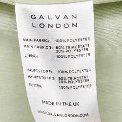 Galvan London Green Stargaze Sequin Maxi Dress L