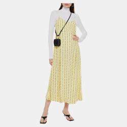 Pre Owned Ganni Cotton Long Sleeved Top EU 38