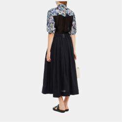 Ganni Linen Midi Skirt EU 38