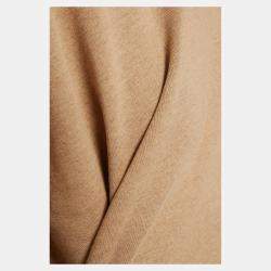 Pre Owned Ganni Brown Cotton Jersey Sweatshirt S 