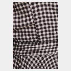 Pre Owned Ganni Viscose 3 Quarter Sleeves Top EU 42