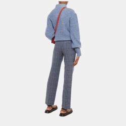 Ganni Polyester Straight Leg Pants EU 38