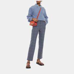 Ganni Polyester Straight Leg Pants EU 38