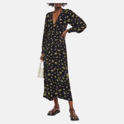 Pre Owned Ganni Viscose Midi Dress EU 40