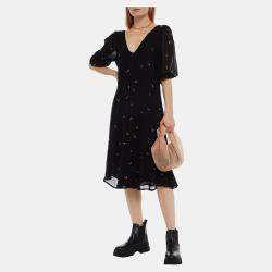 Pre Owned Ganni Viscose Knee Length Dress EU 40