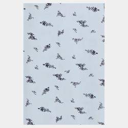 Pre Owned Ganni Blue Floral Print Viscose Midi Wrap Dress EU 36