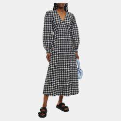 Pre Owned Ganni Cotton Midi Dress EU 34