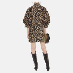 Pre Owned Ganni Cotton Mini Dress 34