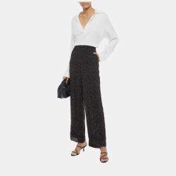 Ganni Viscose Straight Leg Pants EU 38