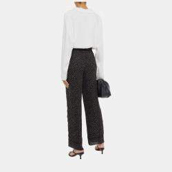 Ganni Viscose Straight Leg Pants EU 38