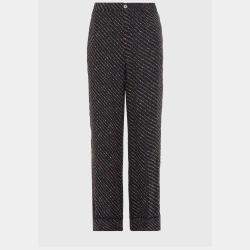 Ganni Viscose Straight Leg Pants EU 38
