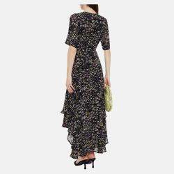 Pre Owned Ganni Viscose Midi Dress EU 36