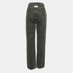 Ganni Grey Denim Straight Leg Jeans Waist 29"