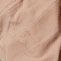 Ganni Pink Washed Kress Soft Denim Mini Shirt Dress M
