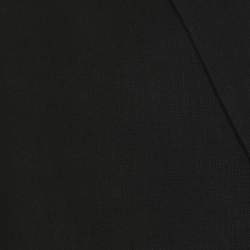 Ganni Black Cotton Cropped Jacket L