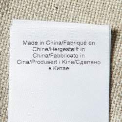 Pre Owned Ganni Beige Linen Long Wrap Around Dress L