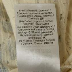 Ganni Cream Have a Nice Day Print Jersey T-Shirt XS