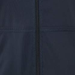 مملوكة مسبقًا طقم بدلة رياضية جيرسيه جانى بتفاصيل مخططة باللون الأزرق الكحلي مقاس صغير - سمول