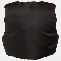 مملوكة مسبقًا فيست قطن محشو غير متماثل أسود مقاس كبير - لارج جاني