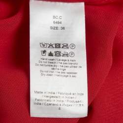 مملوكة مسبقًا فستان غاني كاتلاين بترتر أحمر ماكسي مقاس صغير