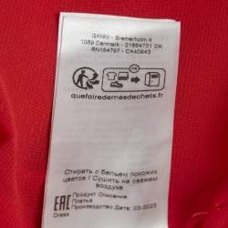 مملوكة مسبقًا فستان غاني كاتلاين بترتر أحمر ماكسي مقاس صغير