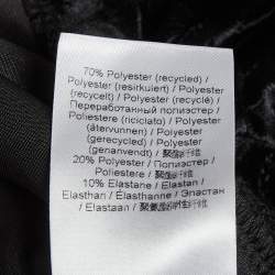 مملوكة مسبقًا قميص جاني أسود فيلور مطوي عند العنق مقاس صغير جداً (إكس سمول)