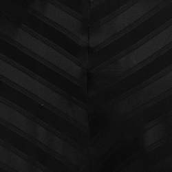 Pre Owned Ganni Black Lace and Kendal Silk Padded Shoulder Gown S