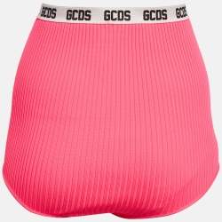 GCD Neon Pink Rib Knit Panties Shorts S