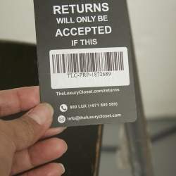 Pre Owned GCDS Blue Denim Logo Crystal Waist Detail Jeans S