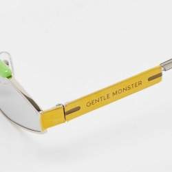 Gentle Monster Kids Green/Light Grey New Turtle Shield Sunglasses