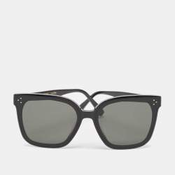 Gentle Monster Black Flatba Her 01 Square Sunglasses